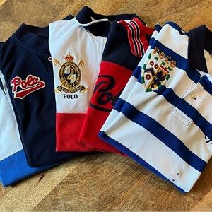 Lot of five boys Ralph Lauren size Medium (10) polo shirts